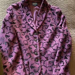 Womens Pendelton Blazer styled wool blend jacket.